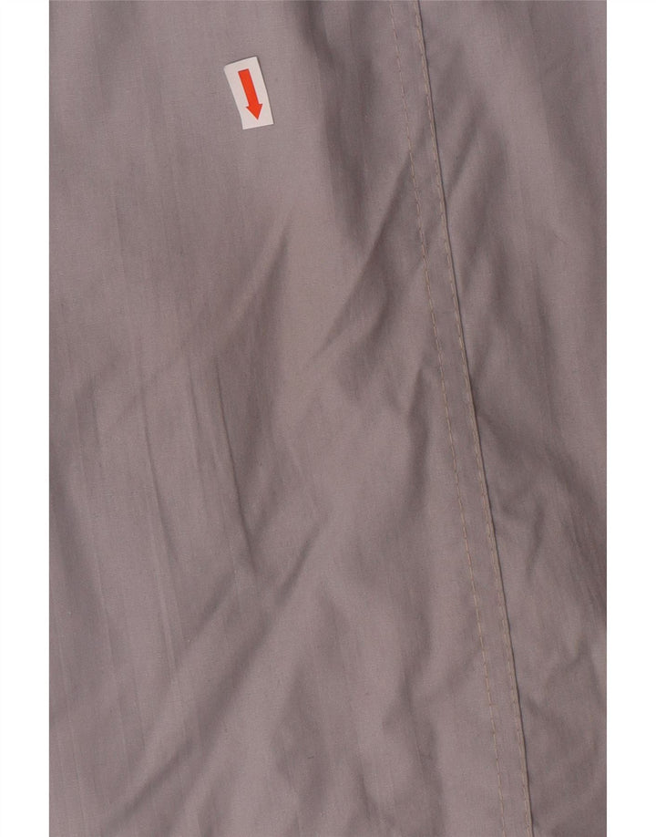 VINTAGE Womens Overcoat UK 22 3XL Grey