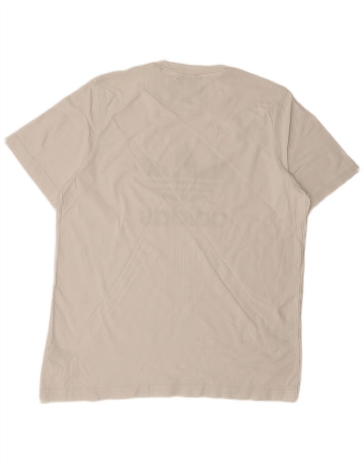 ADIDAS T-shirt graphique pour hommes, grand coton blanc