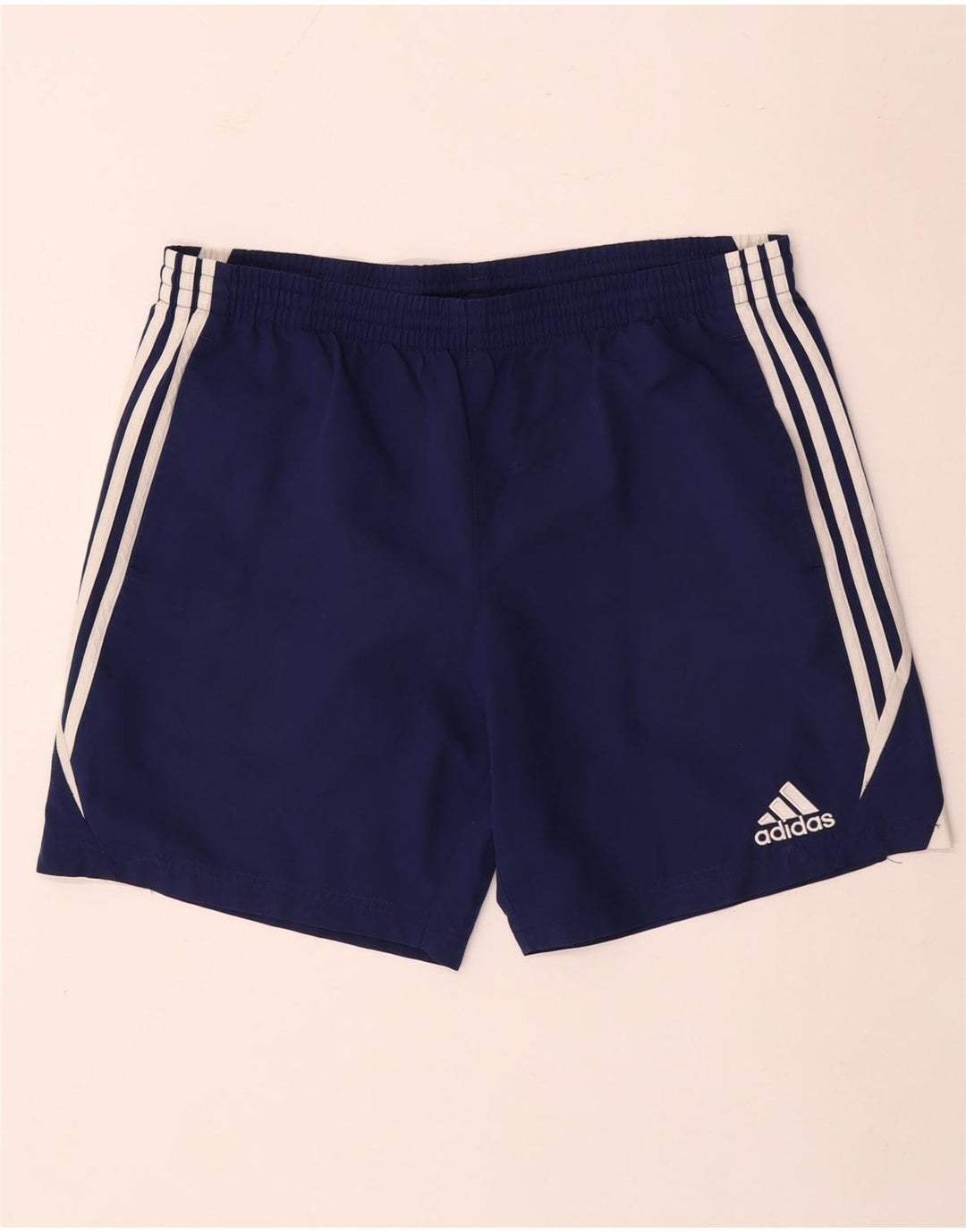 Adidas Short de sport pour homme Large en polyester color block bleu marine
