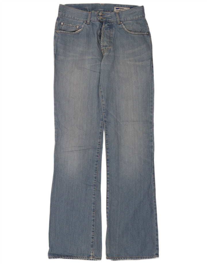 Gas Jean Bootcut Homme W30 L34 Bleu Coton