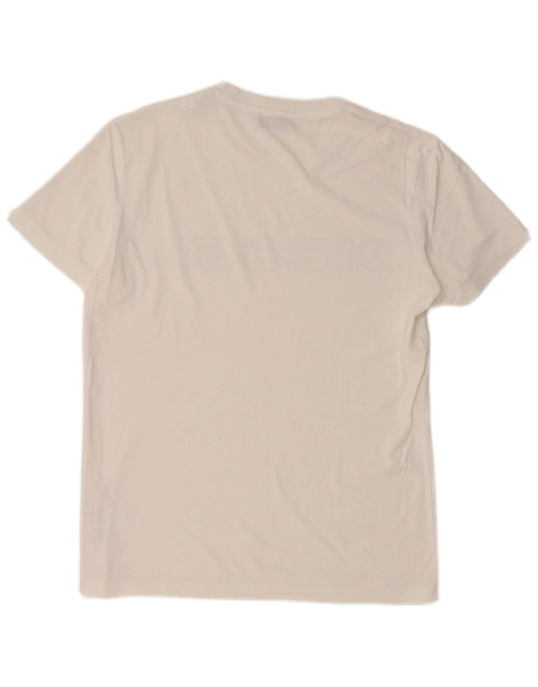 DIESEL T-Shirt Graphique Homme Petit Blanc Coton
