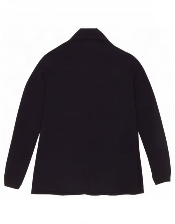 Zara Womens Open Cardigan Sweater UK 10 Petit Bleu Marine