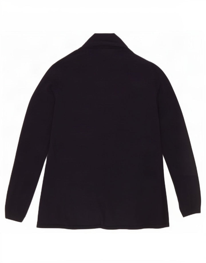 Zara Womens Open Cardigan Sweater UK 10 Petit Bleu Marine