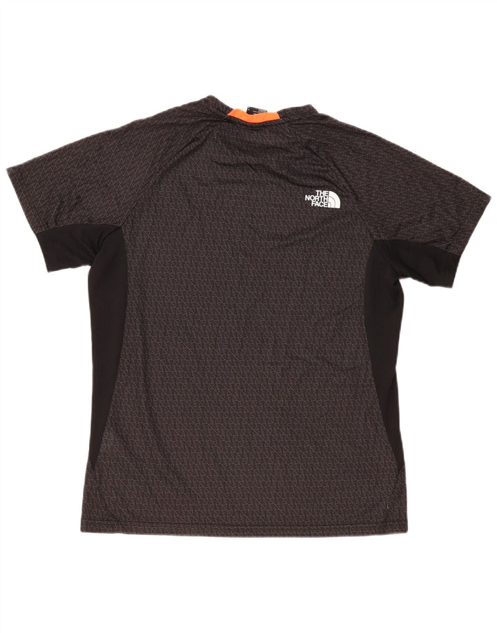 The North Face T-Shirt Homme Haut Moyen Noir Géométrique Polyester