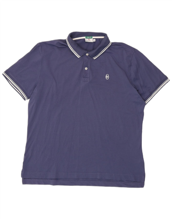 CONTE OF FLORENCE Polo Homme 3XL Bleu Marine Polyamide