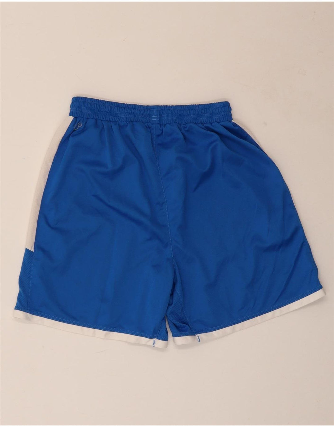 PUMA Short de sport pour hommes, petit, bleu, color block, polyester