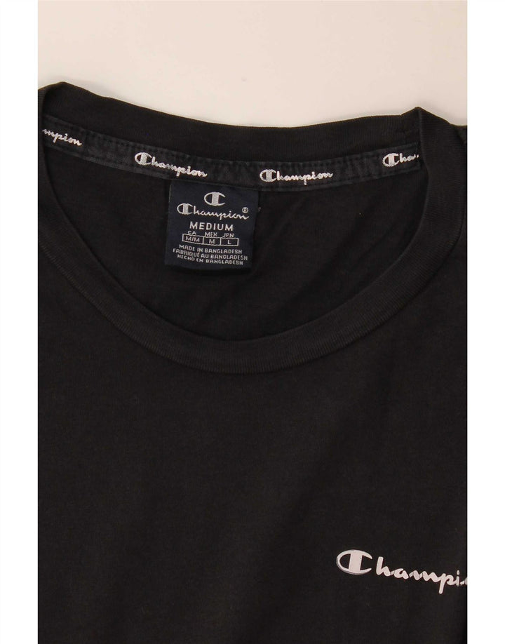 Champion T-Shirt Homme Noir Moyen