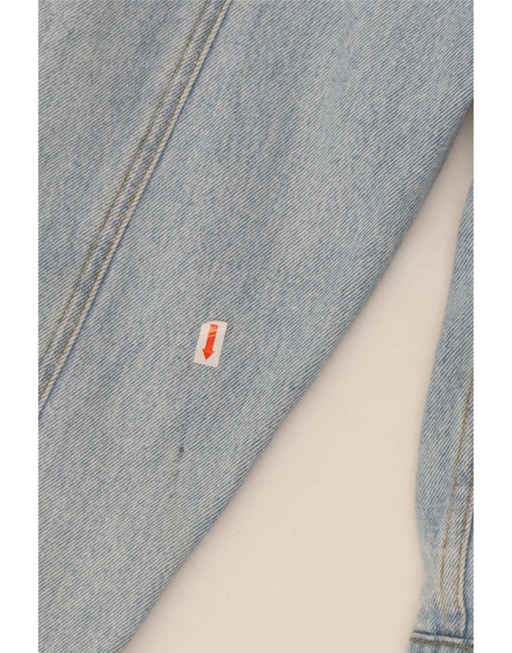American Apparel Veste en jean pour homme UK 38 Bleu moyen Coton
