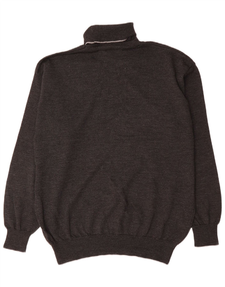 Sergio Tacchini Pull Col Roulé Homme Grand Gris