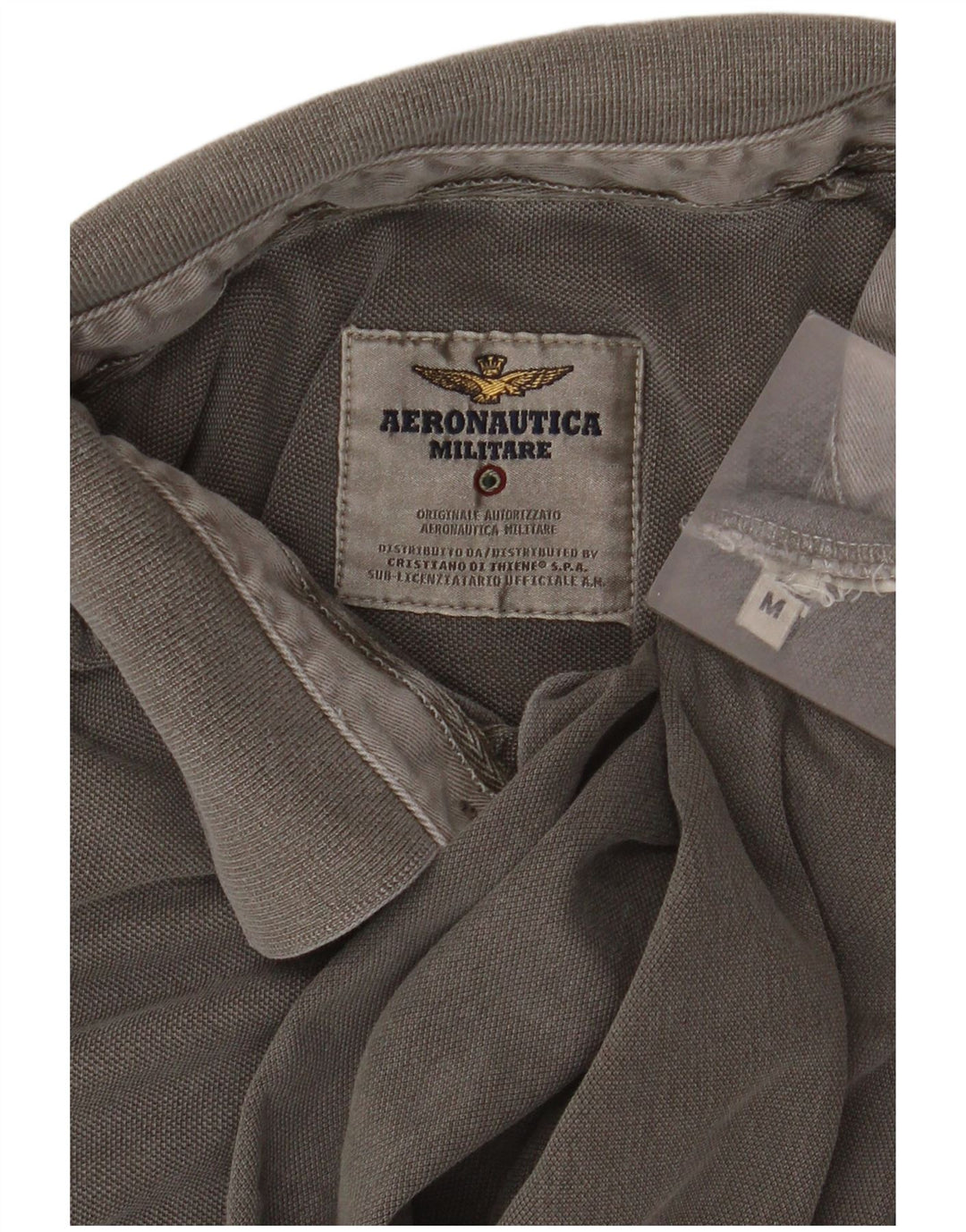 Aeronautica Militare Polo Homme Gris Moyen