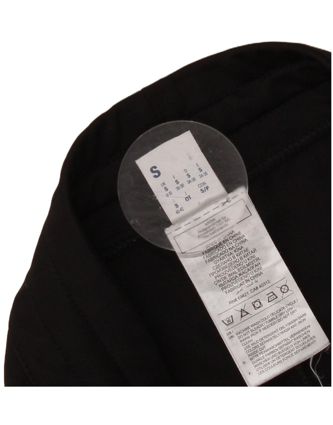 Reebok Pantalon de Survêtement Graphic Homme Petit Noir Polyester