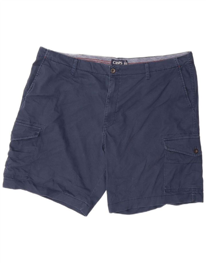 CHAPS Short Cargo Homme W44 2XL Bleu Marine Coton