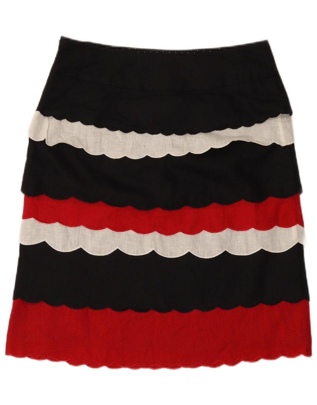 Marks & Spencer Jupe Per Una Peplum pour femme UK 12 Medium W32 Multicolore
