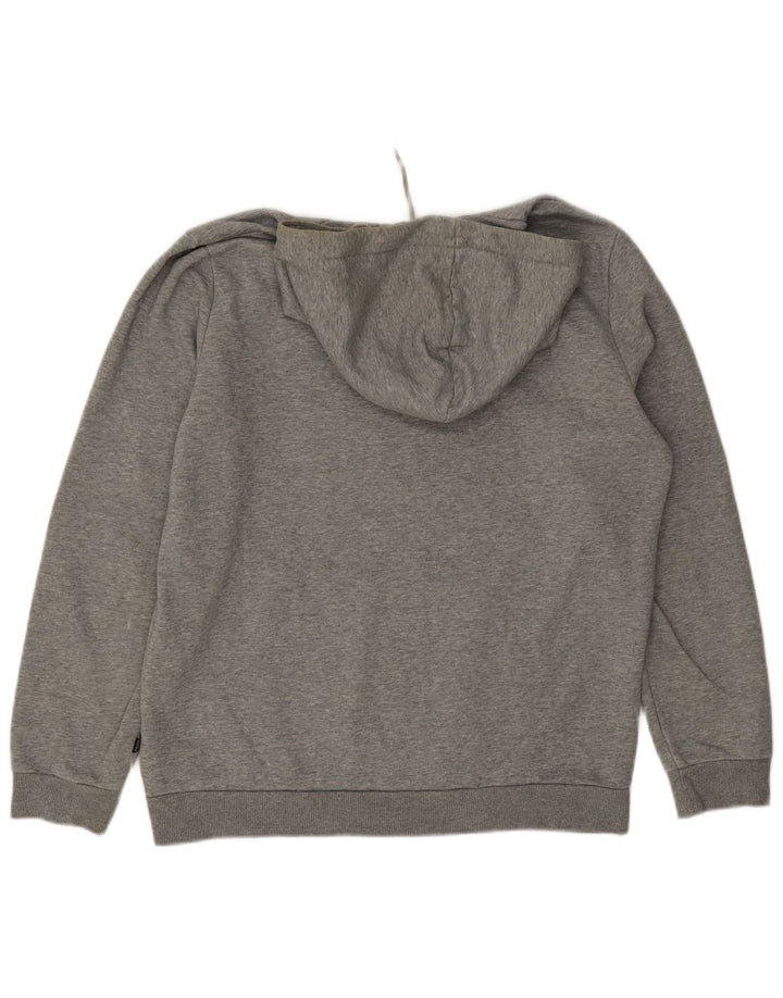 Puma Pull à Capuche Graphique Homme Gris Moyen Coton