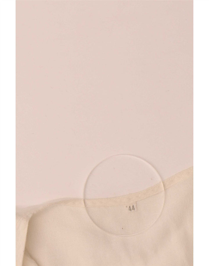 Vintage Womens Blouse Top IT 44 Medium White