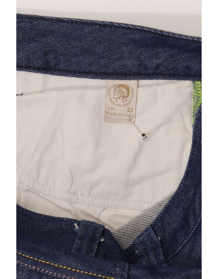 Diesel Jean Droit W32 L28 Homme Bleu