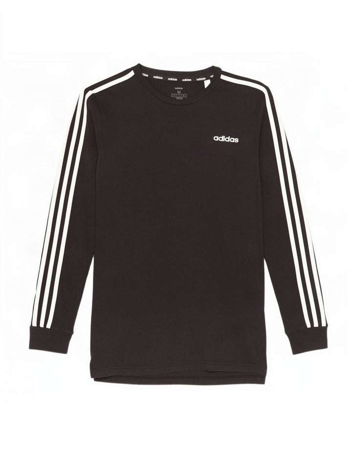 Adidas Haut à manches longues pour homme en coton noir moyen