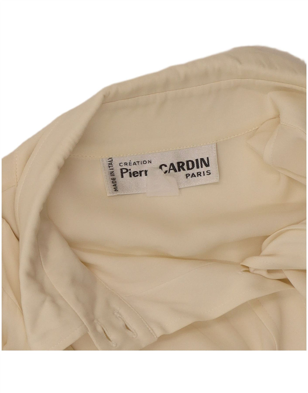 Pierre Cardin Chemisier Femme UK 12 Medium Off White
