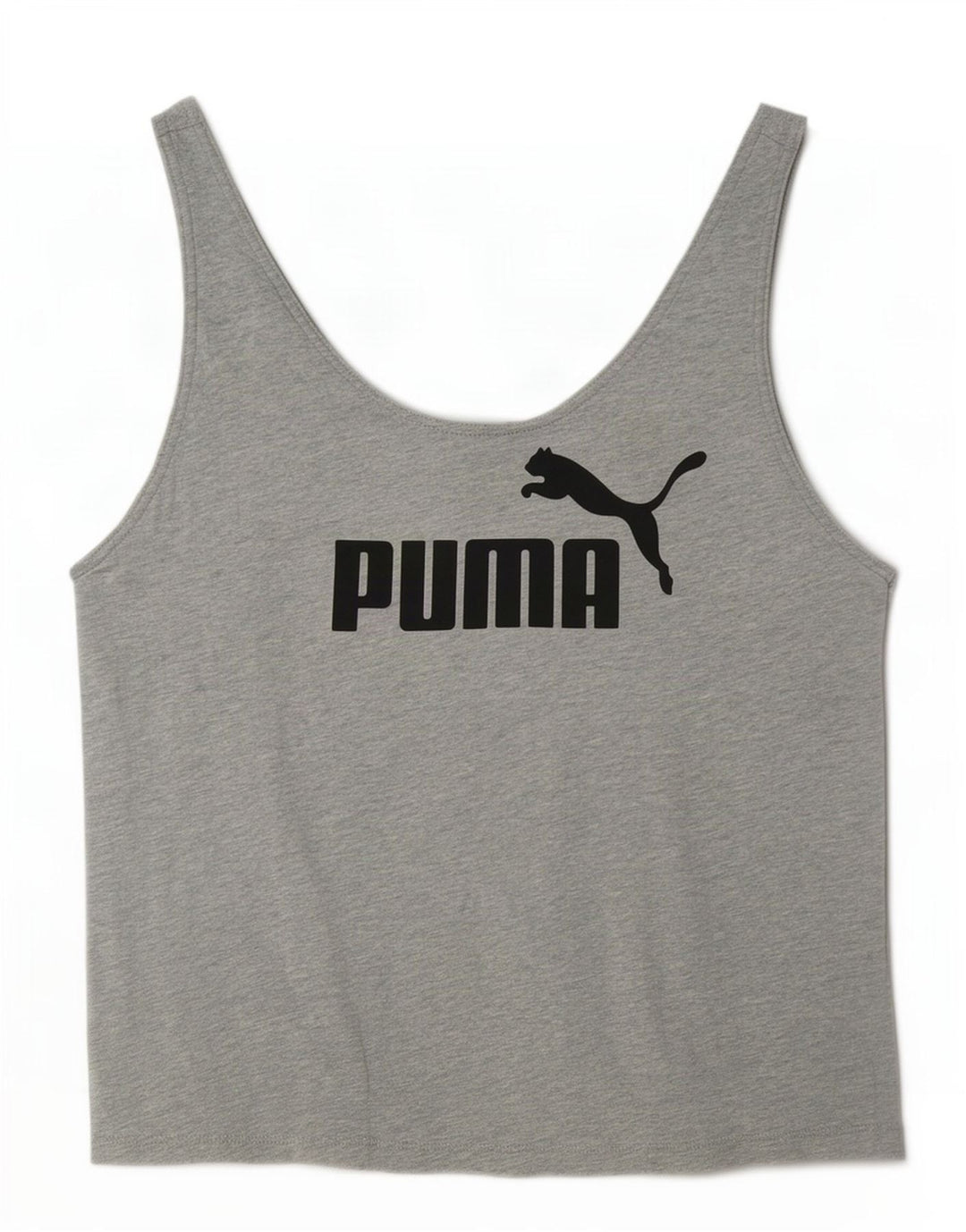 Puma Débardeur graphique pour femme UK 10 Small Gris moucheté