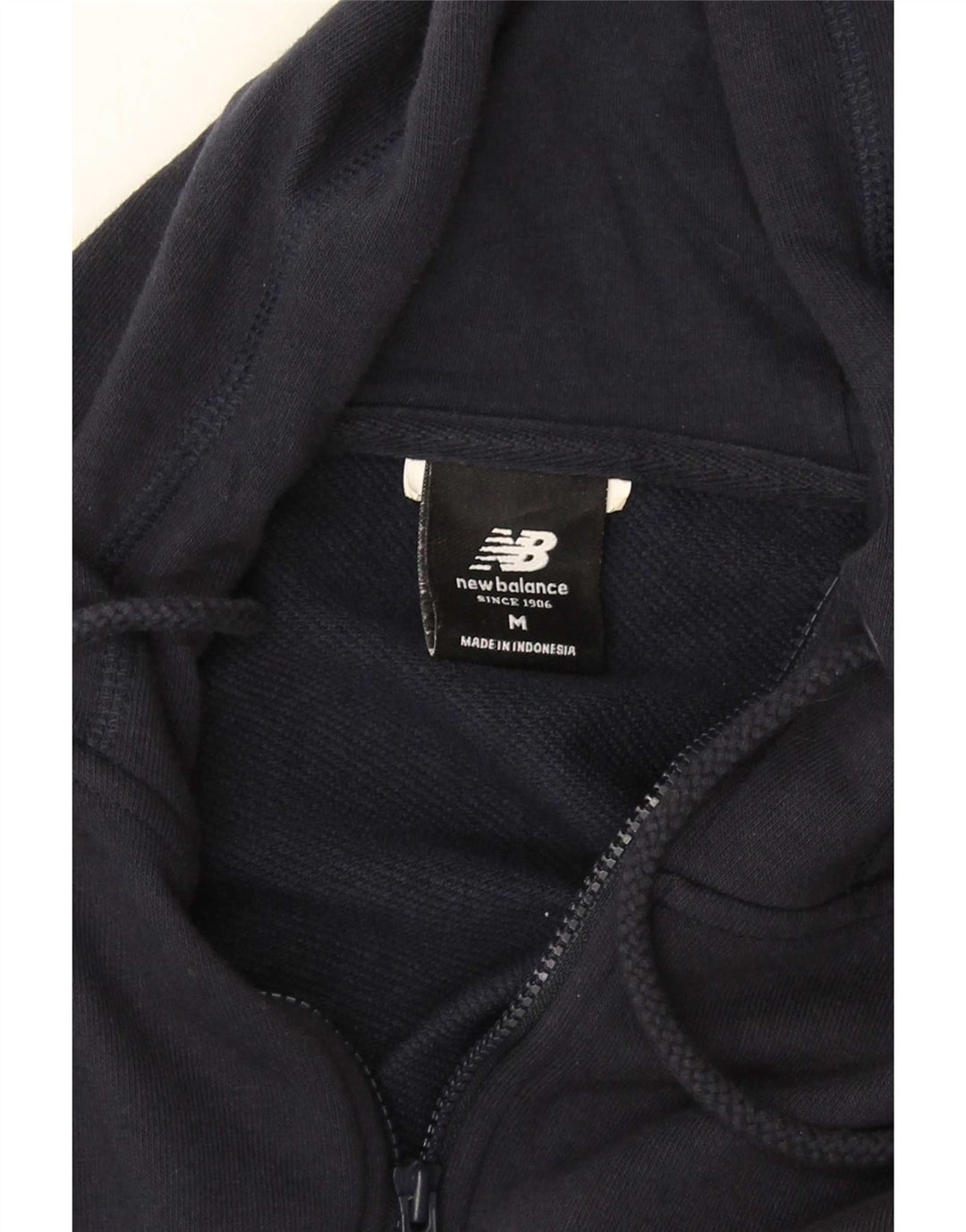New Balance Sweat à Capuche Zippé Homme Bleu Marine Moyen