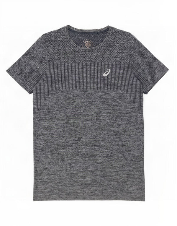 Asics T-Shirt Homme Bleu Marine Moucheté