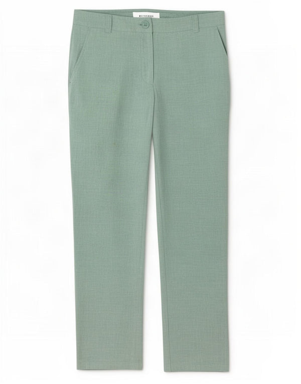Rohan Pantalon décontracté droit taille haute pour femme UK 10 Small W32 L29 Vert
