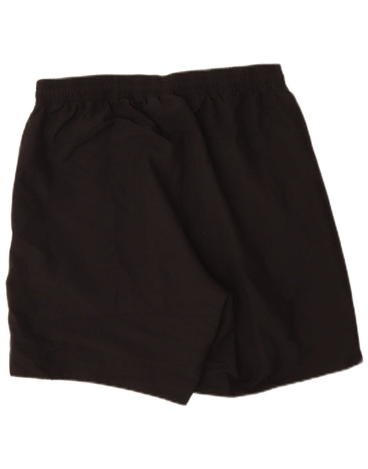 Adidas Short de sport graphique pour homme en polyester noir moyen