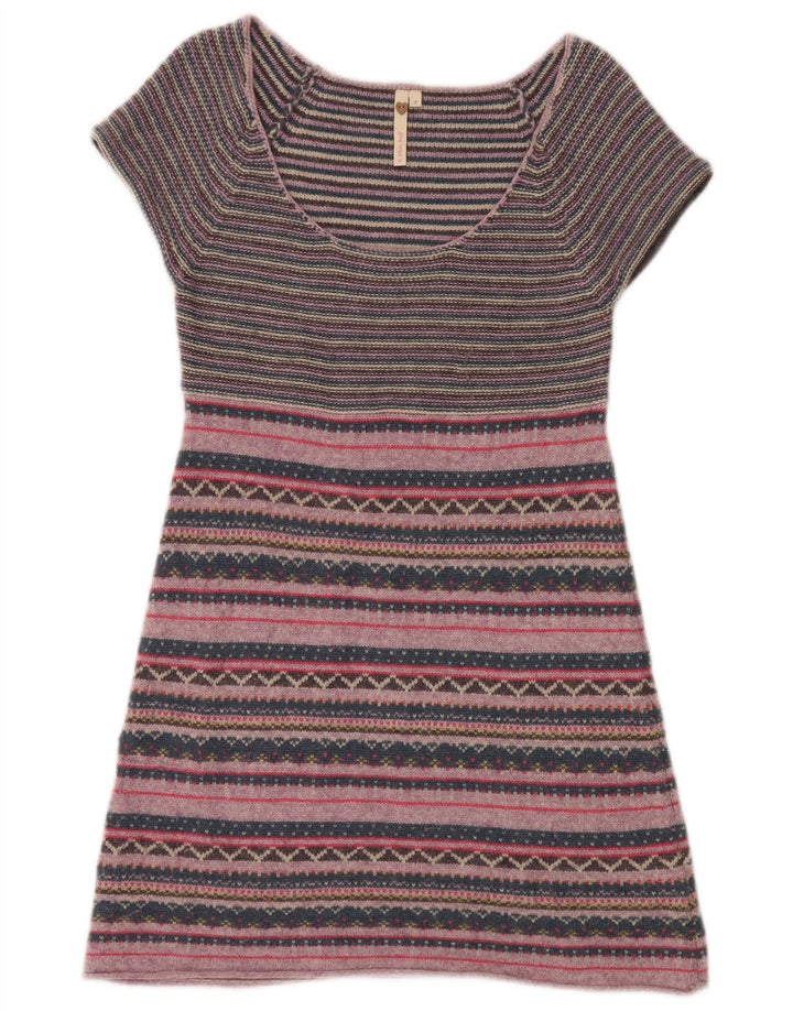 Robe pull White Stuff pour femme UK 8 Small à rayures multicolores