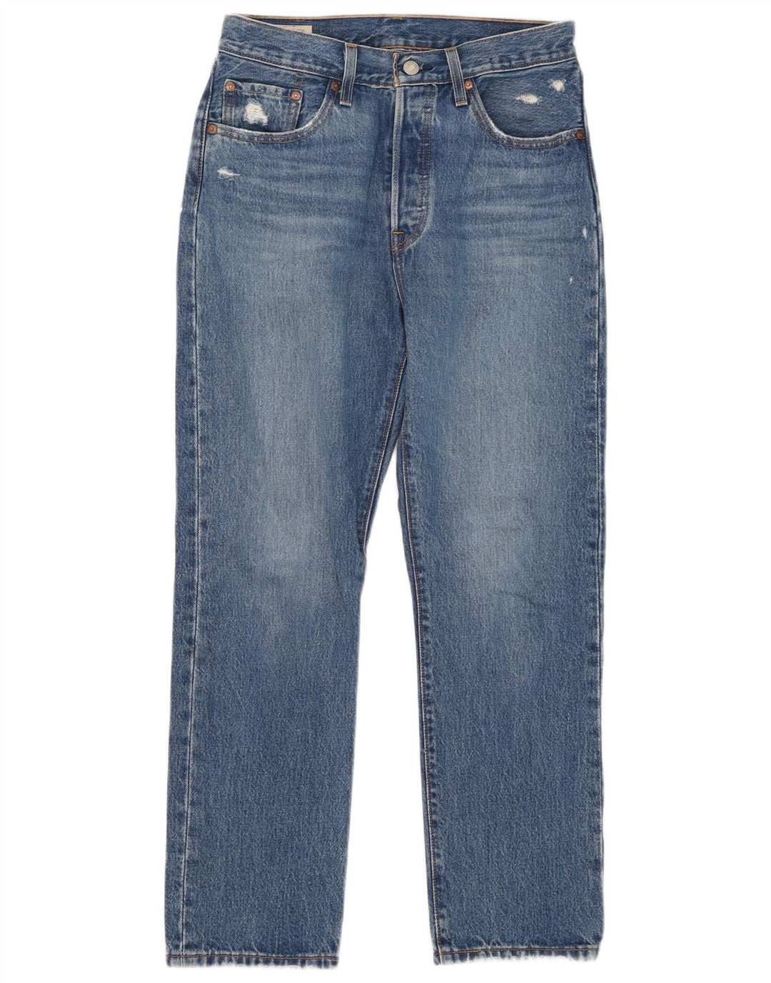 Levi's Jean Droit 501 Femme W27 L29 Bleu Coton