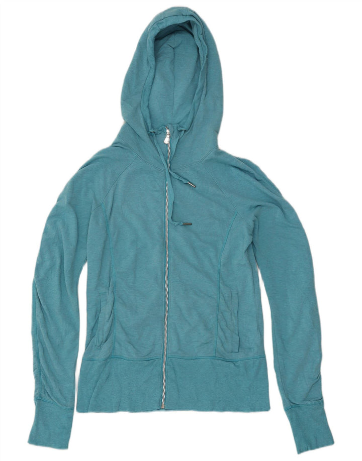 Champion Pull à capuche zippé pour femme UK 10 Petit Bleu Coton