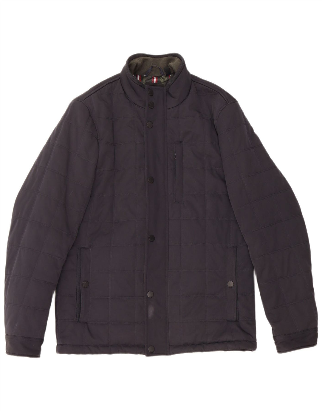 TED BAKER Veste matelassée pour homme Taille 3 Bleu marine moyen Polyester