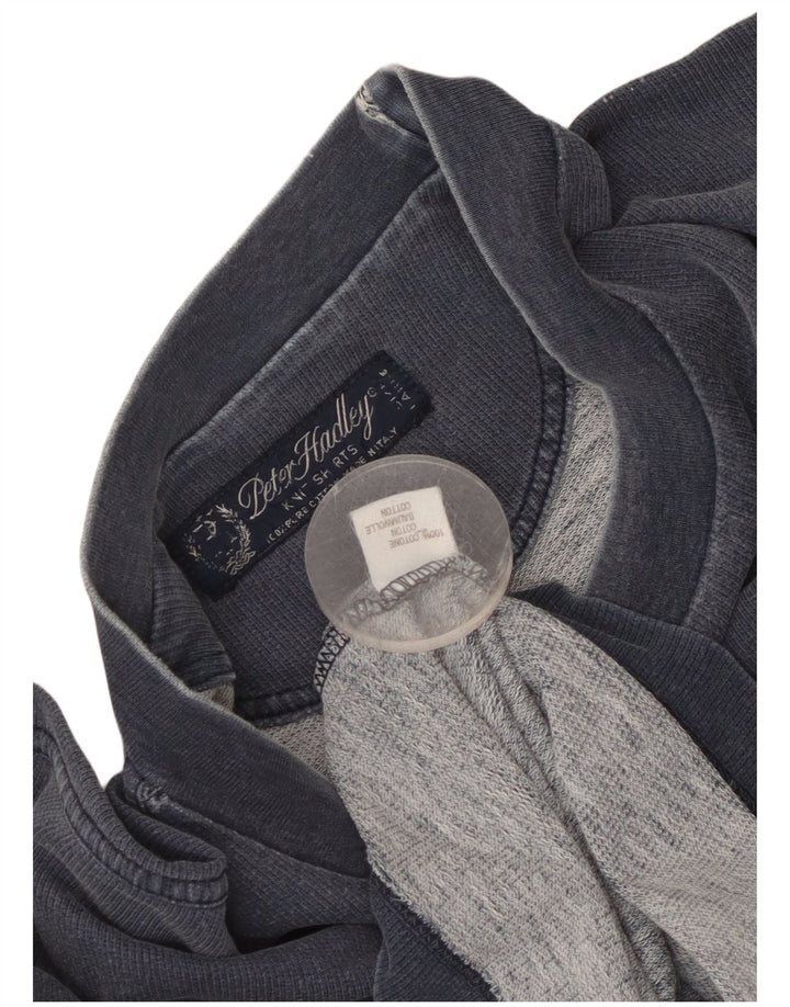 Peter Hadley T-Shirt Graphique Homme Top XL Bleu Marine Coton