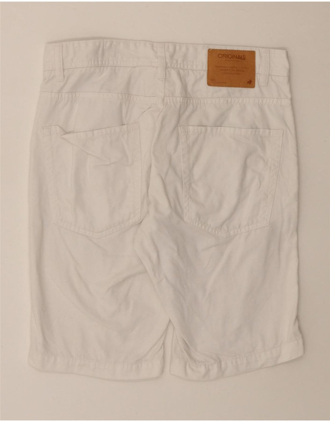 JACK & JONES Short en Jean W30 Homme Blanc Moyen Coton