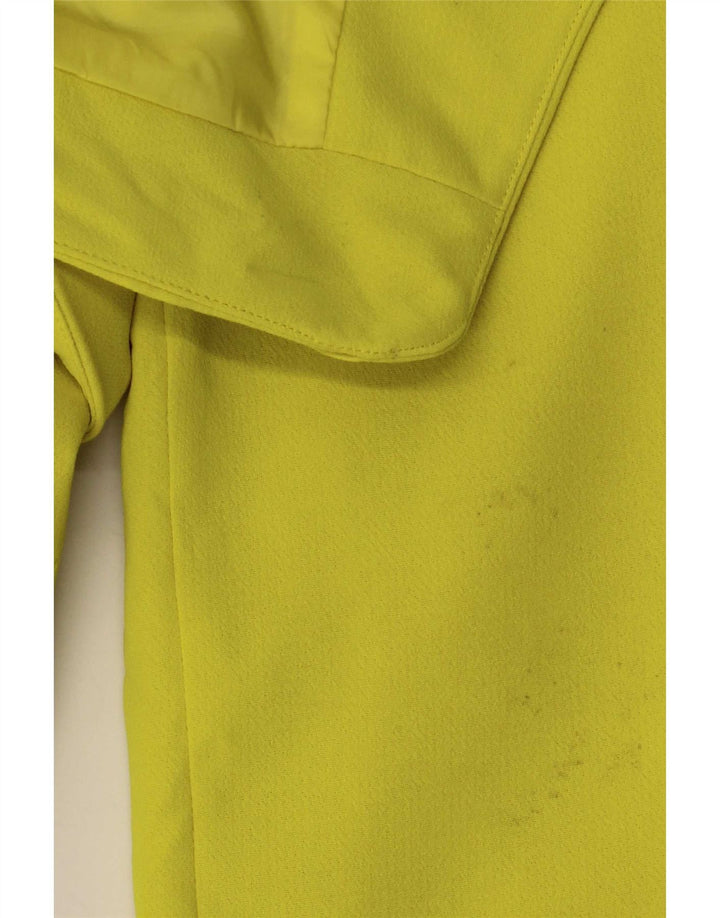 Topshop Veste Boléro Ouverte Femme UK 16 Large Jaune Polyester