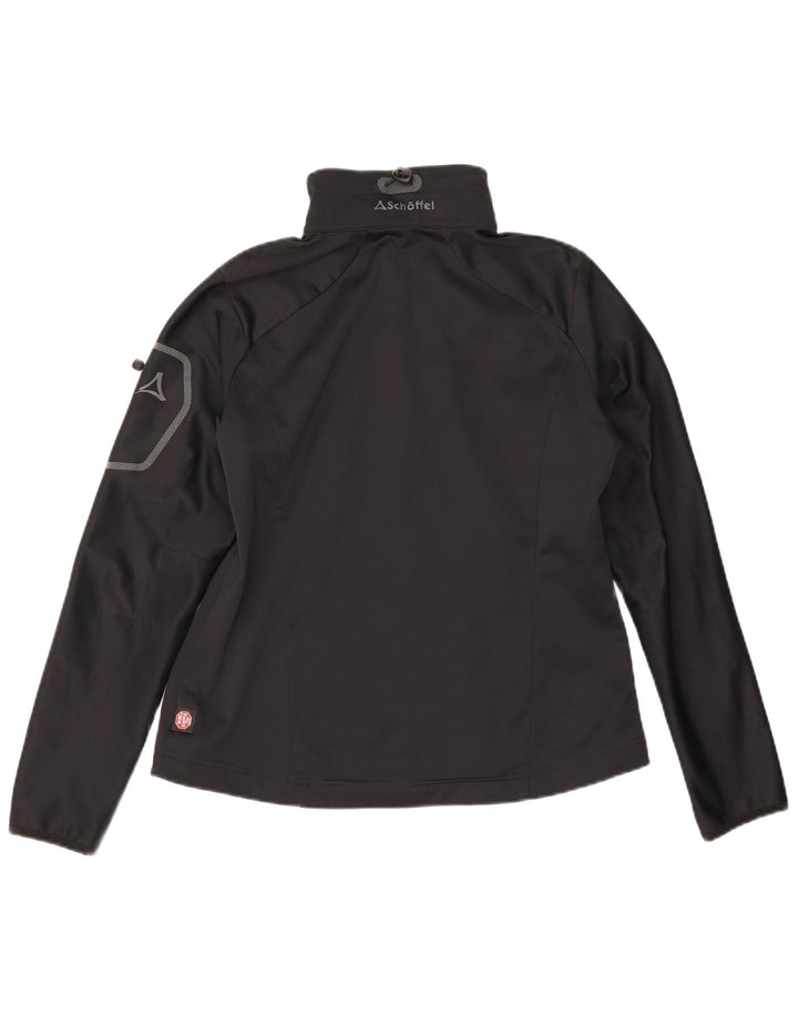 Schoffel Veste de survêtement pour femme UK 14 Large Noir Polyester