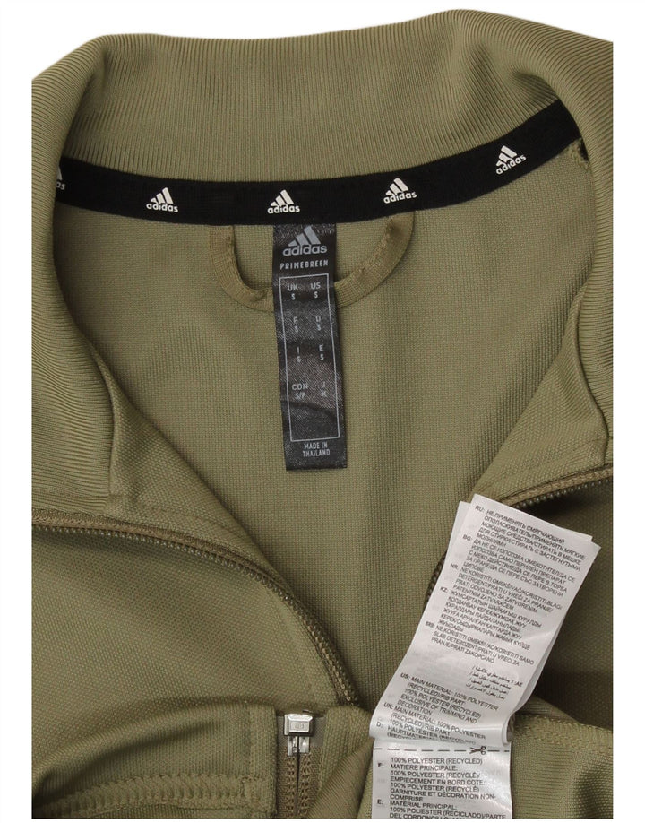 Adidas Hommes Aeroready Survêtement Top Veste Petit Kaki Polyester