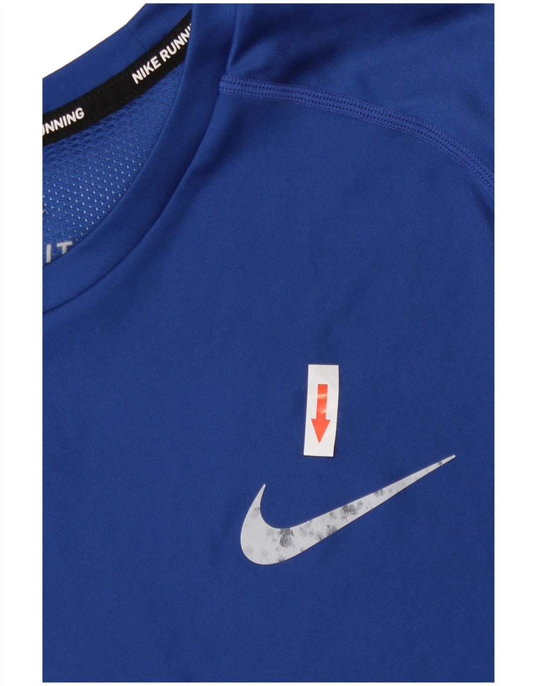 Nike Homme Dri Fit T-Shirt Haut Bleu Moyen Polyester