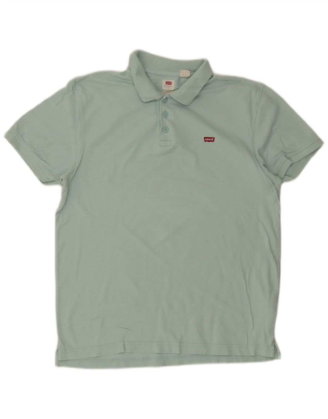 Levi's Polo Standard Homme Turquoise Large Coton