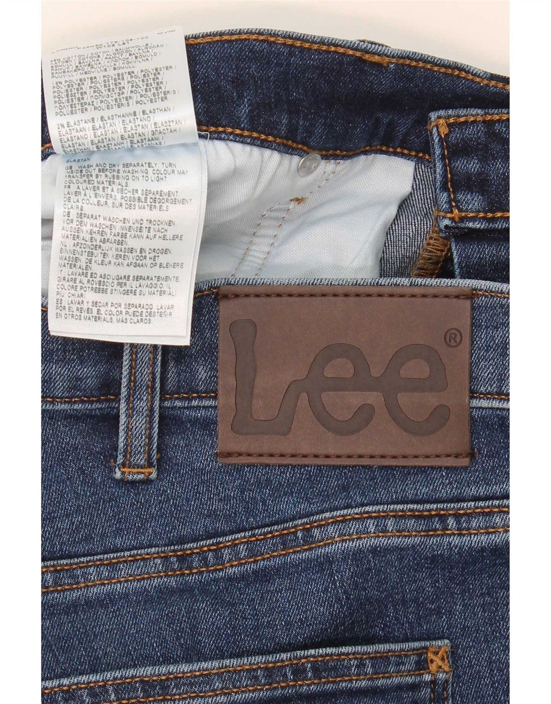 Lee Jean Bootcut Denver Homme W40 L32 Bleu Coton
