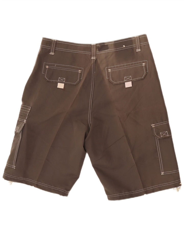 Corona Short cargo pour homme Large W34 Marron Polyester