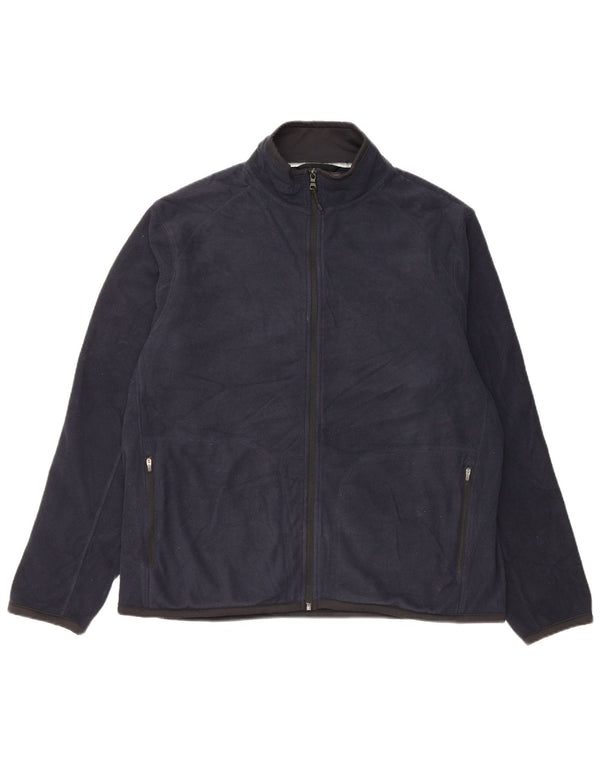 Marks & Spencer Veste polaire pour homme UK 42 XL Bleu marine Polyester
