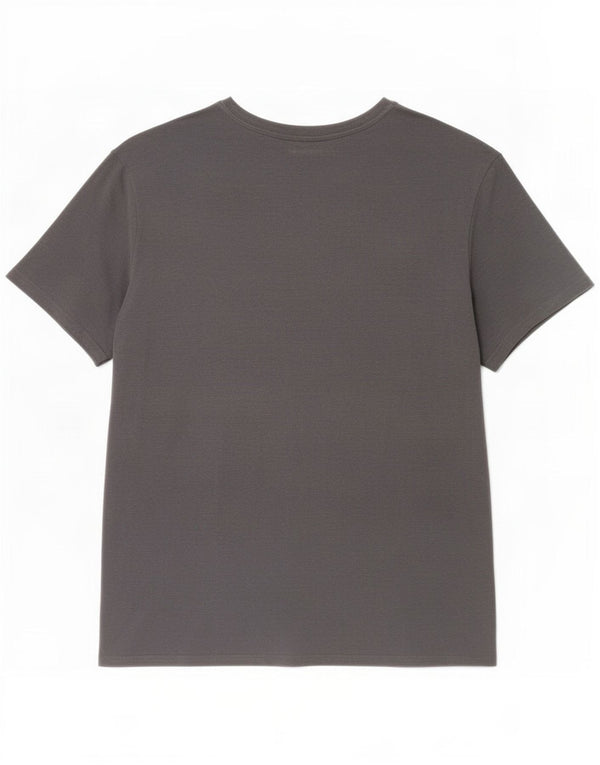 Calvin Klein T-shirt graphique pour femme UK 18 XL Gris Viscose