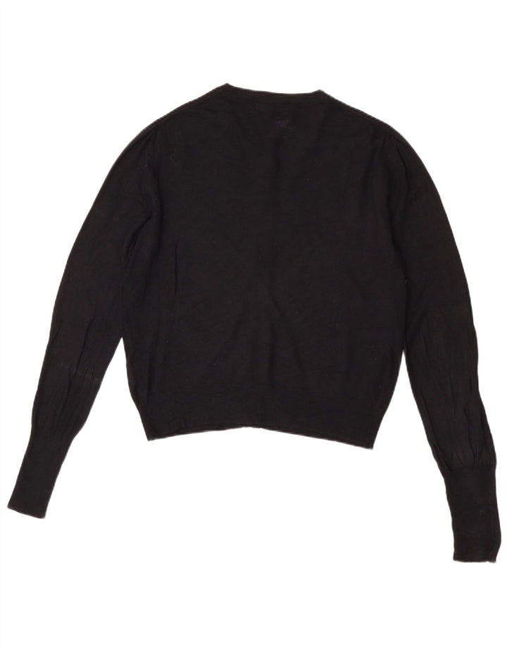 Marks & Spencer Pull cardigan surdimensionné pour femme UK 10 Small Noir