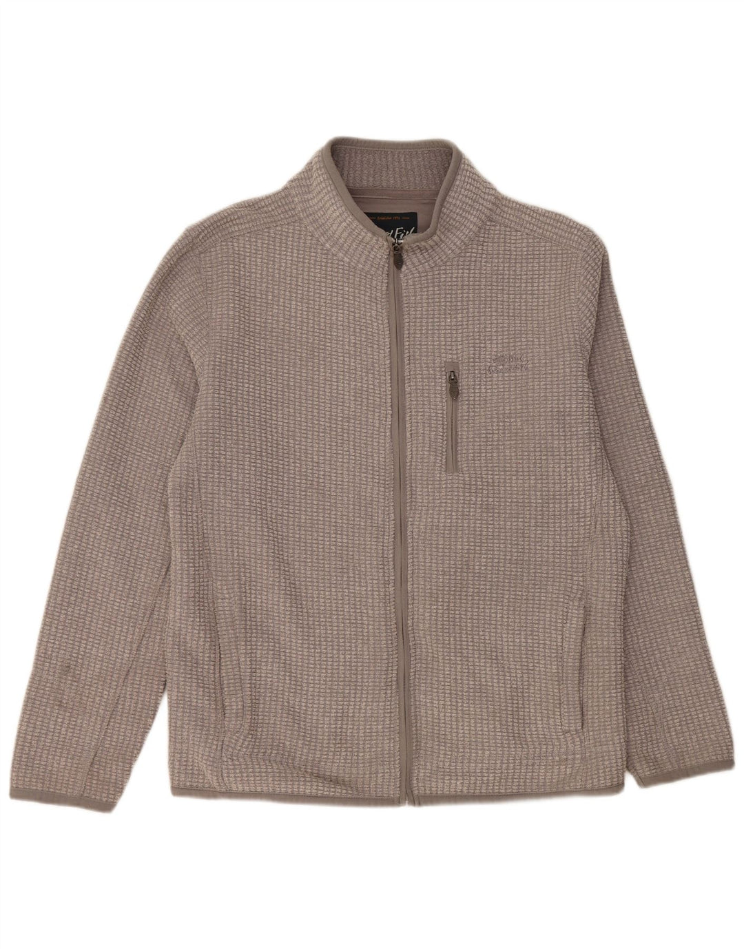 WEIRD FISH Veste polaire homme UK 40 Large Gris Polyester