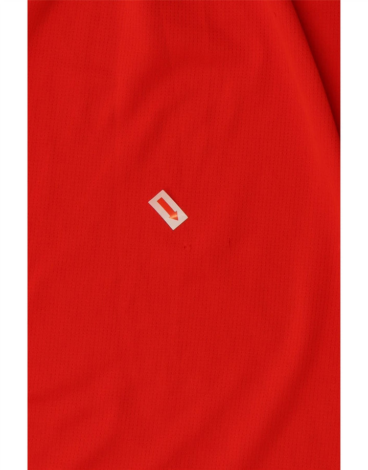 ADIDAS Hommes Climalite T-Shirt Haut Grand Rouge Polyester