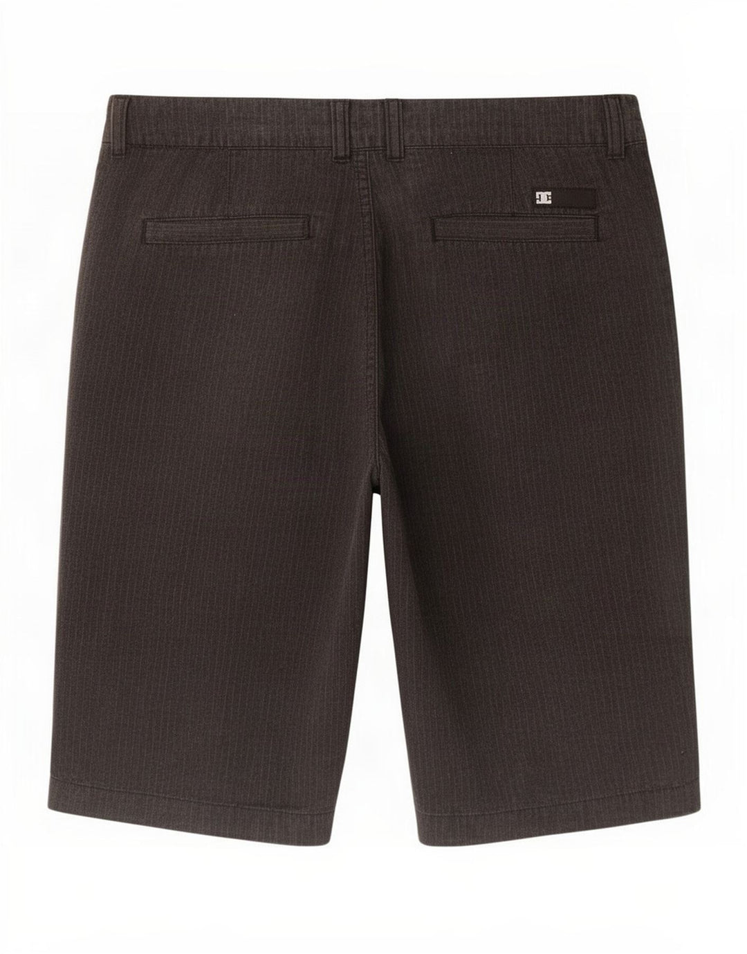 DC Short Chino Homme Moyen W30 Gris Pinstripe Coton