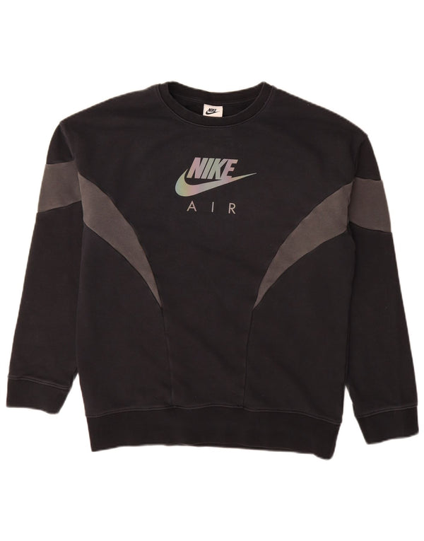 Nike Sweat-shirt graphique pour fille 13-14 ans XL Noir Colourblock