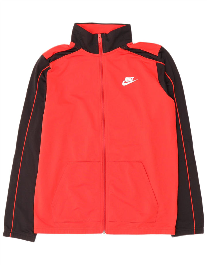 Nike Veste de survêtement pour garçon 13-14 ans XL Rouge Colorblock Polyester