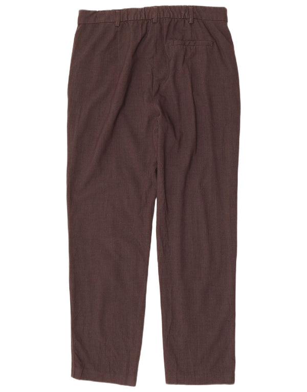 Marks & Spencer Pantalon chino droit pour femme UK 14 Large W32 L29 Gris