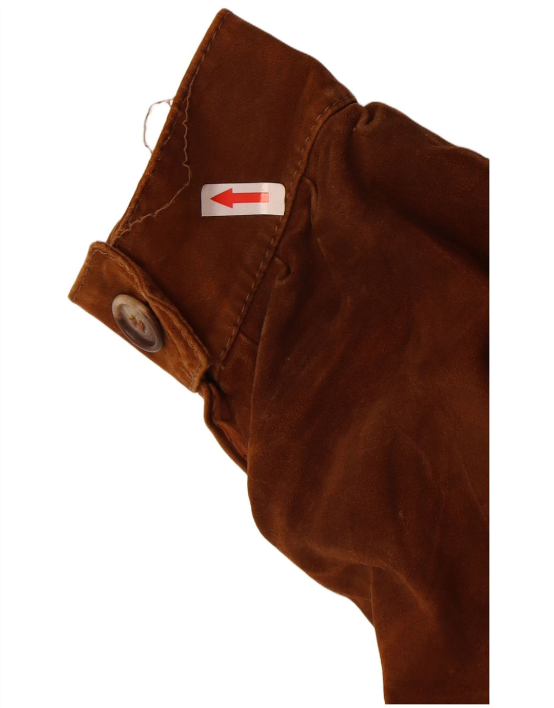 veste en daim homme vintage IT 54 2XL Cuir marron